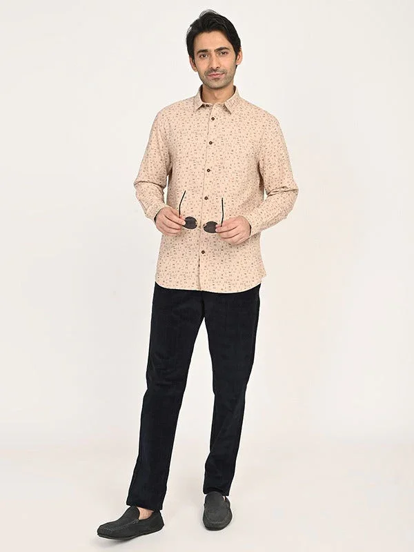 Men's Printed Full Sleeves Cotton Shirt - Image 5