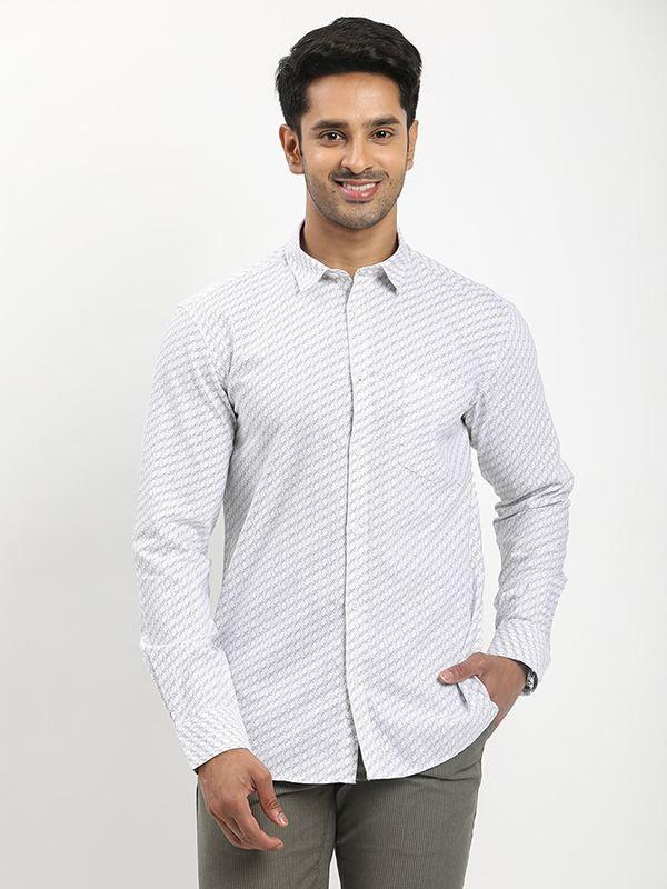 Men's Printed Full Sleeves Cotton Shirt