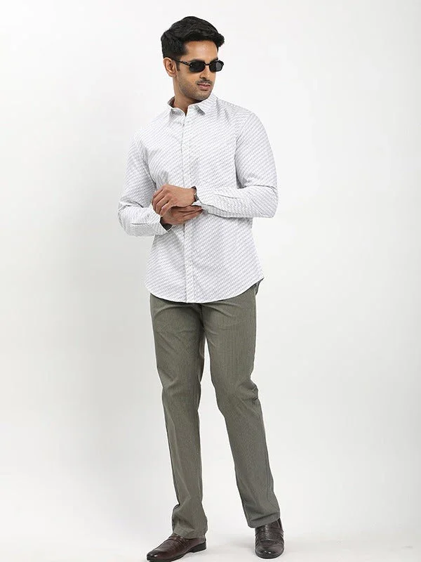Men's Printed Full Sleeves Cotton Shirt - Image 4