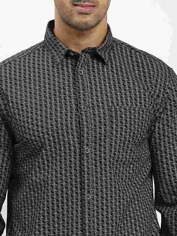 Men's Printed Full Sleeves Cotton Shirt - Image 8