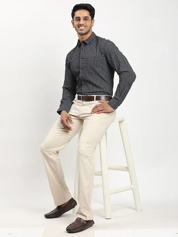 Men's Printed Full Sleeves Cotton Shirt - Image 9