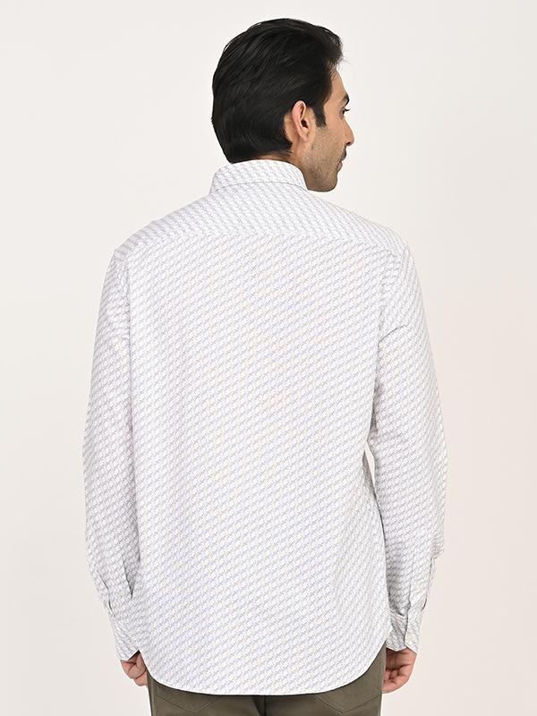 Men's Printed Full Sleeves Cotton Shirt - Image 4