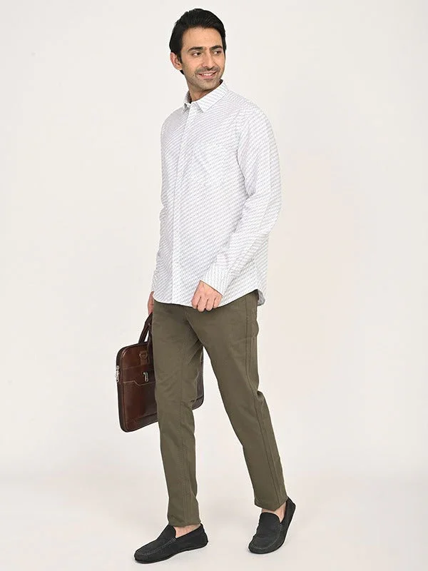 Men's Printed Full Sleeves Cotton Shirt - Image 5