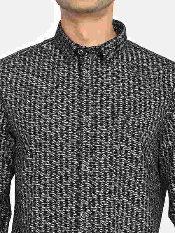 Men's Printed Full Sleeves Cotton Shirt - Image 8