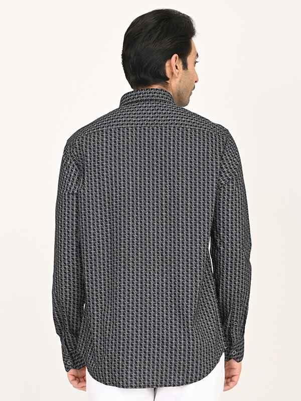Men's Printed Full Sleeves Cotton Shirt - Image 9