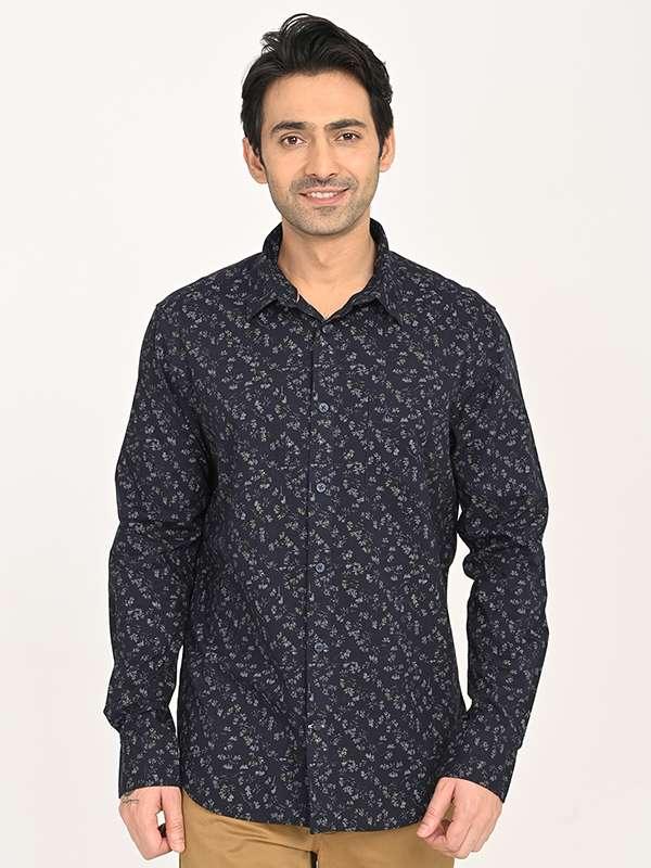 Men's Printed Full Sleeves Cotton Shirt