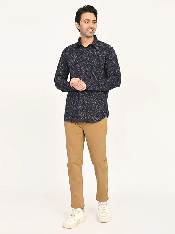Men's Printed Full Sleeves Cotton Shirt - Image 5