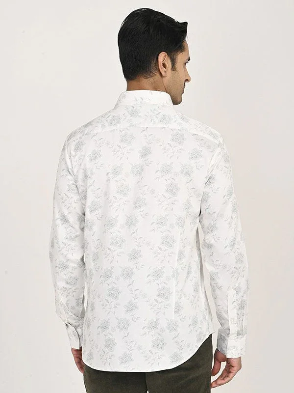 Men's Printed Full Sleeves Cotton Shirt - Image 4