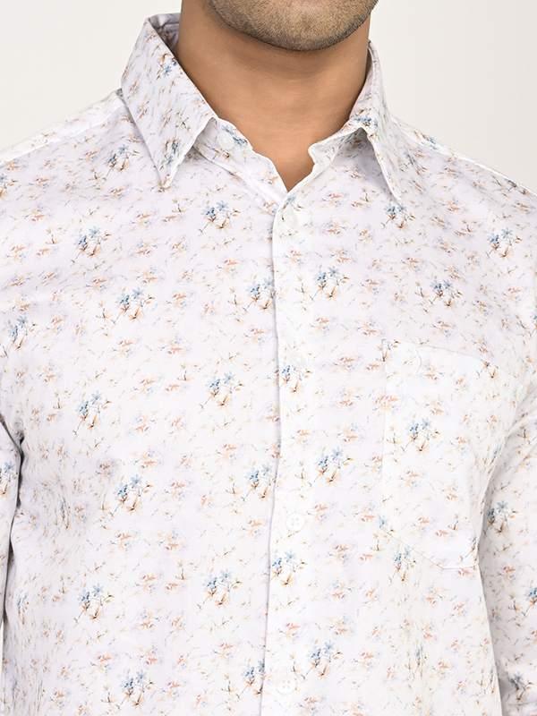 Men's Printed Full Sleeves Cotton Shirt - Image 3