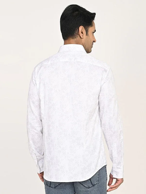 Men's Printed Full Sleeves Cotton Shirt - Image 4