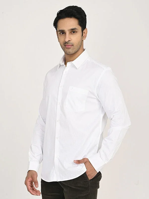 Men's Printed Full Sleeves Cotton Shirt - Image 2
