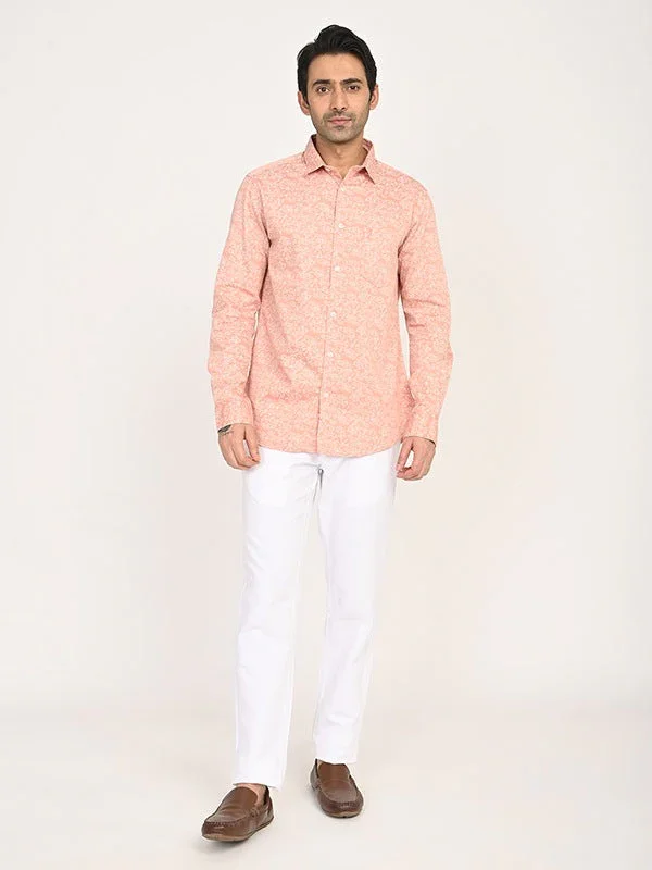 Men's Printed Full Sleeves Cotton Shirt - Image 5