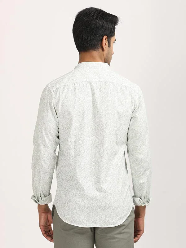 Men's Printed Full Sleeves Cotton Stretch Shirt - Image 4