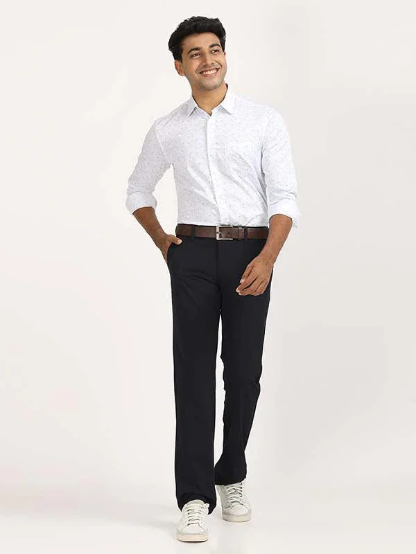 Men's Printed Full Sleeves Cotton Stretch Shirt - Image 3