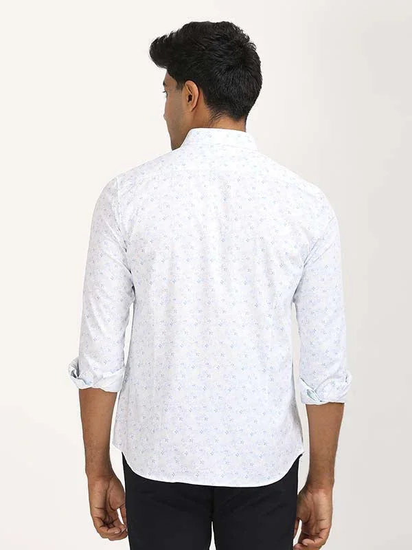 Men's Printed Full Sleeves Cotton Stretch Shirt - Image 4