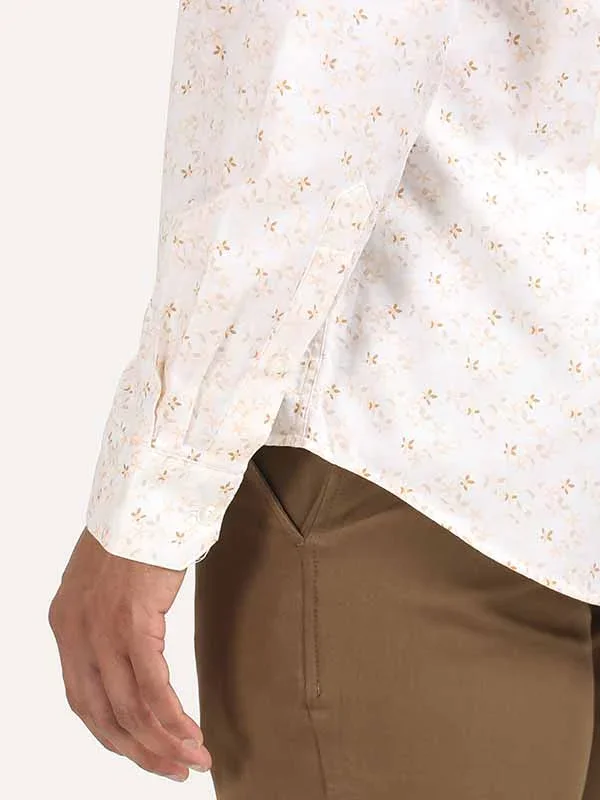 Men's Printed Full Sleeves Cotton Stretch Shirt - Image 6