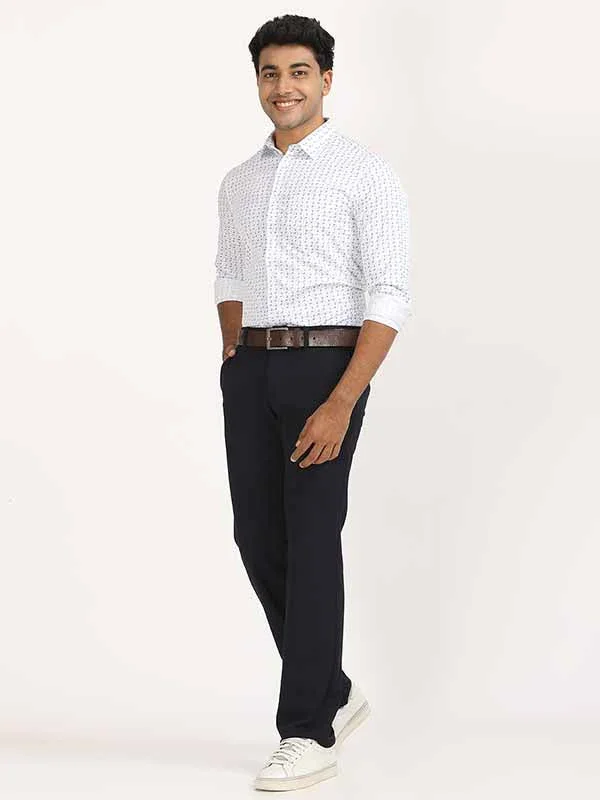 Men's Printed Full Sleeves Cotton Stretch Shirt - Image 3