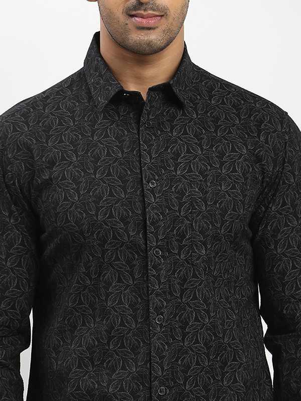 Men's Printed Full Sleeves Polyester Blend Shirt - Image 3