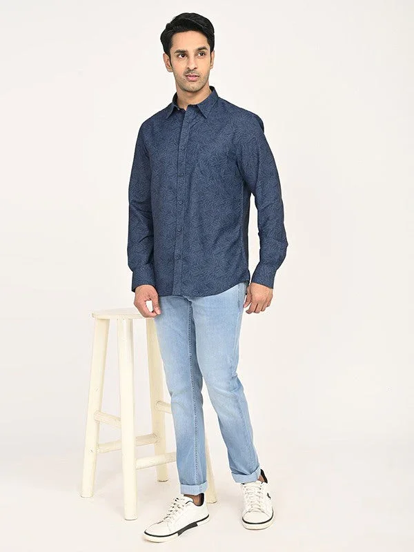 Men's Printed Full Sleeves Polyester Shirt - Image 10