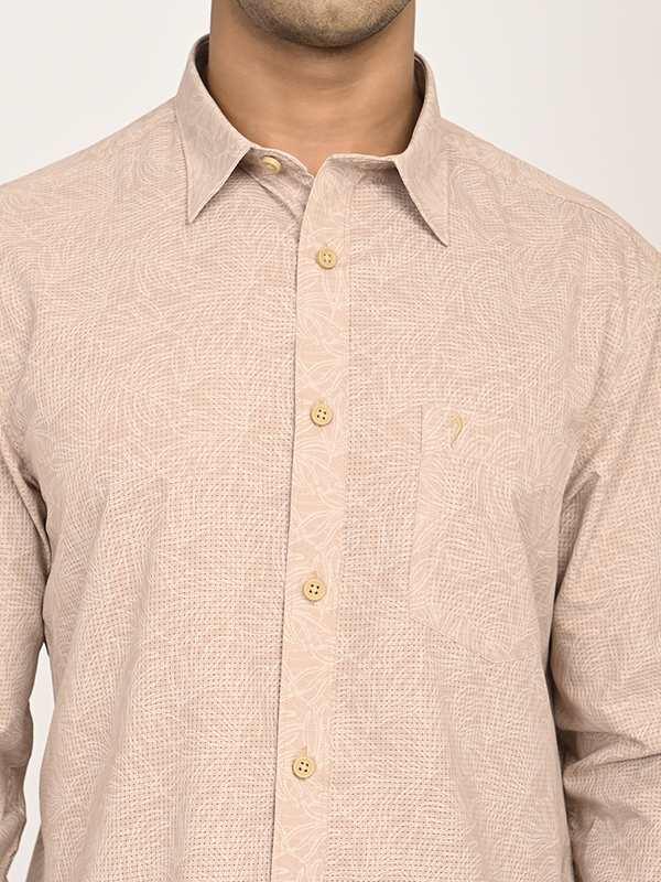 Men's Printed Full Sleeves Polyester Shirt - Image 3