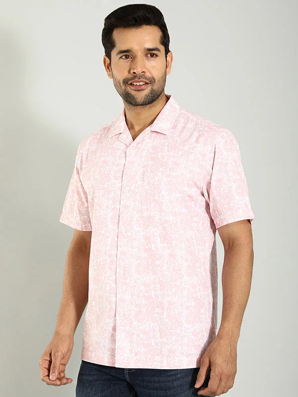 Men's Printed Half Sleeves Cotton Shirt - Image 11
