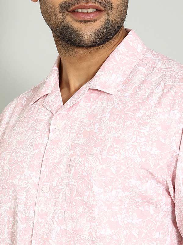 Men's Printed Half Sleeves Cotton Shirt - Image 12