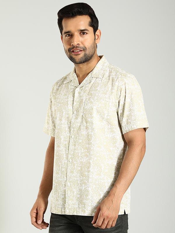 Men's Printed Half Sleeves Cotton Shirt - Image 7