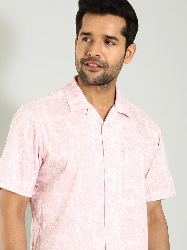 Men's Printed Half Sleeves Cotton Shirt - Image 9