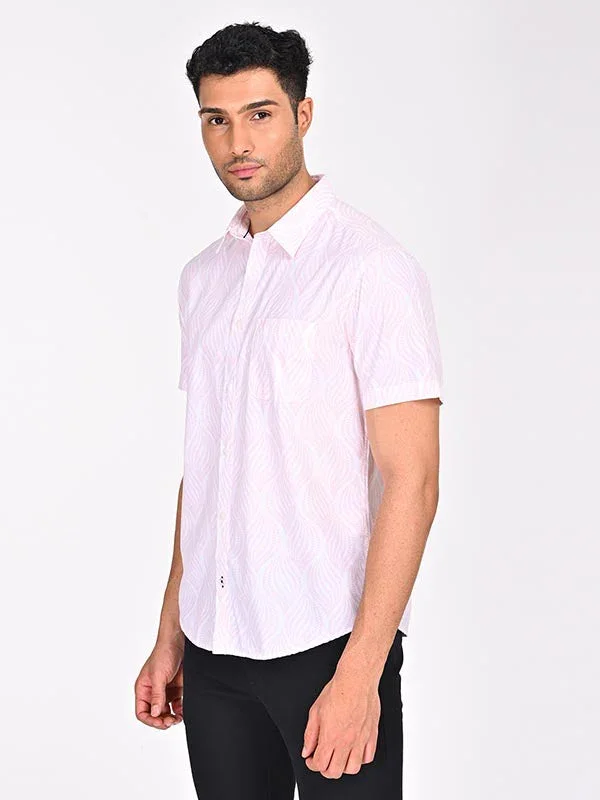 Men's Printed Half Sleeves Cotton Shirt - Image 6
