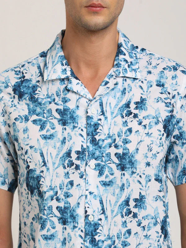Men's Printed Half Sleeves Cotton Shirt - Image 3