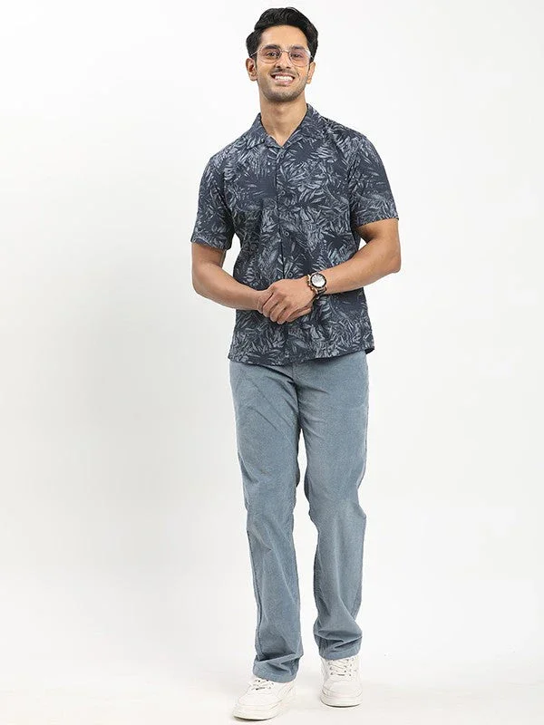 Men's Printed Half Sleeves Cotton Shirt - Image 4
