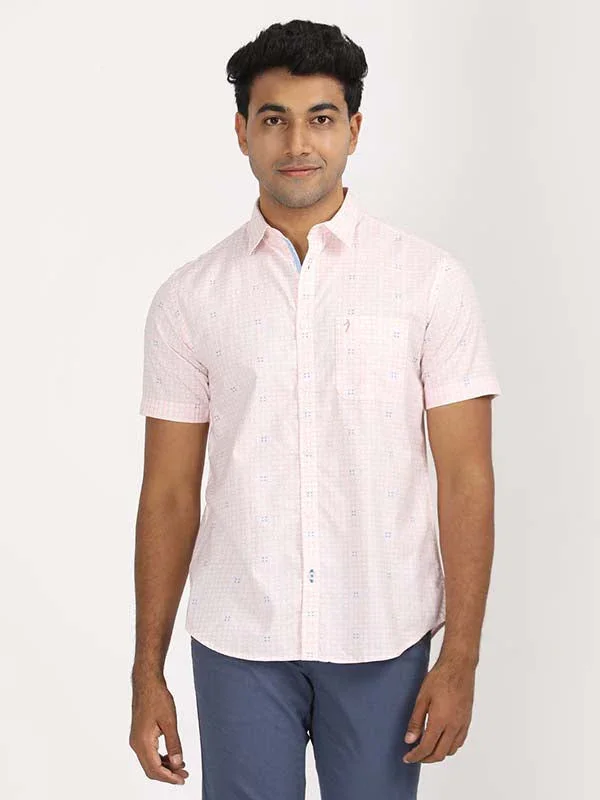 Men's Printed Half Sleeves Cotton Shirt