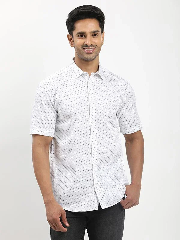 Men's Printed Half Sleeves Cotton Shirt - Image 6