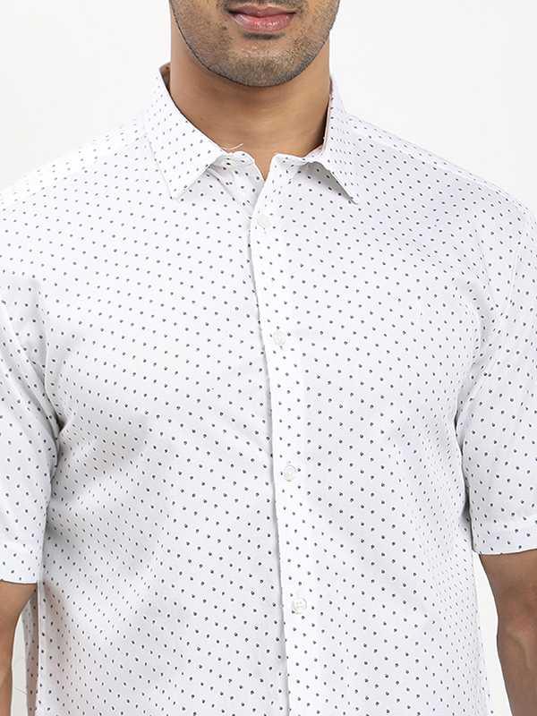 Men's Printed Half Sleeves Cotton Shirt - Image 8
