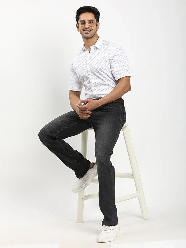 Men's Printed Half Sleeves Cotton Shirt - Image 9