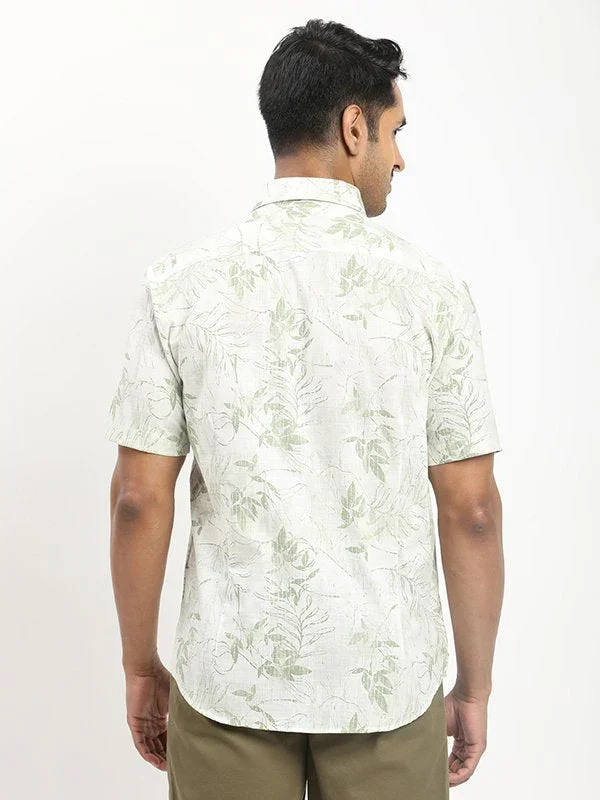 Men's Printed Half Sleeves Cotton Shirt - Image 5