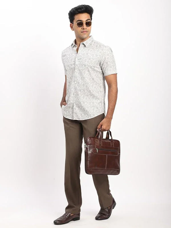 Men's Printed Half Sleeves Cotton Shirt - Image 5