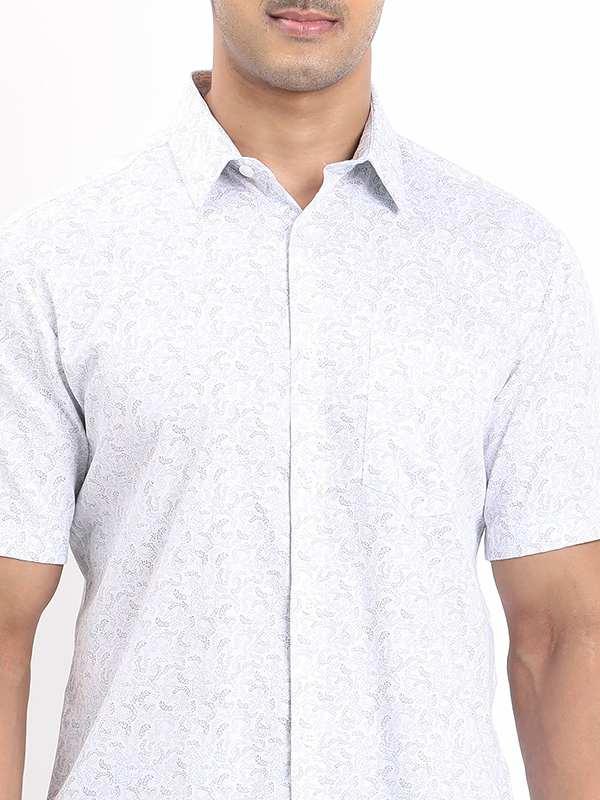 Men's Printed Half Sleeves Cotton Shirt - Image 3