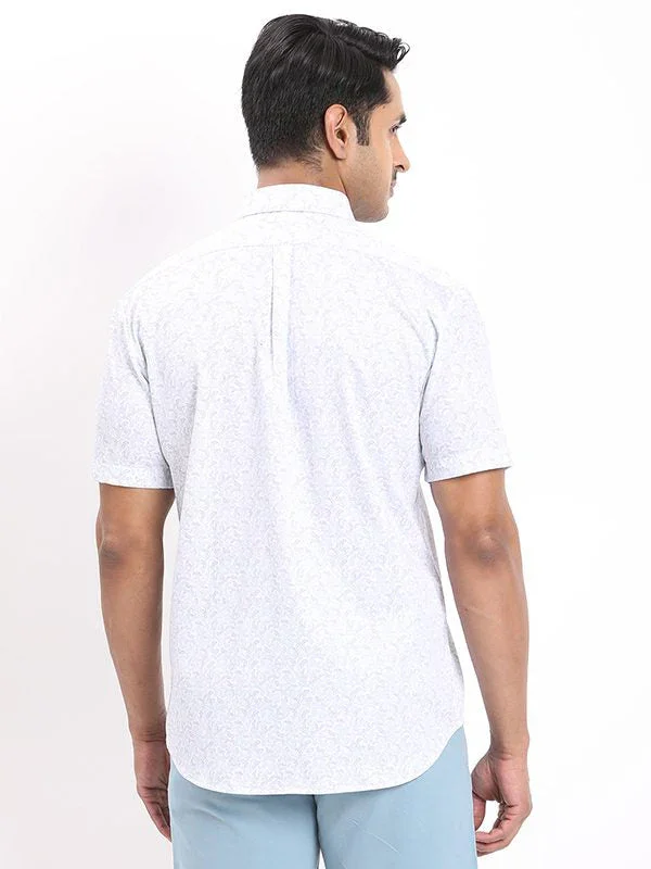 Men's Printed Half Sleeves Cotton Shirt - Image 4