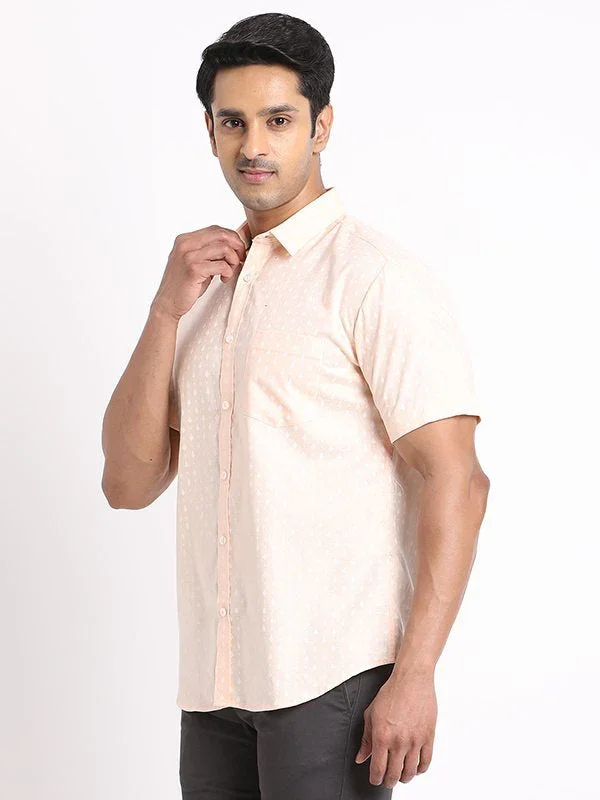 Men's Printed Half Sleeves Cotton Shirt - Image 2