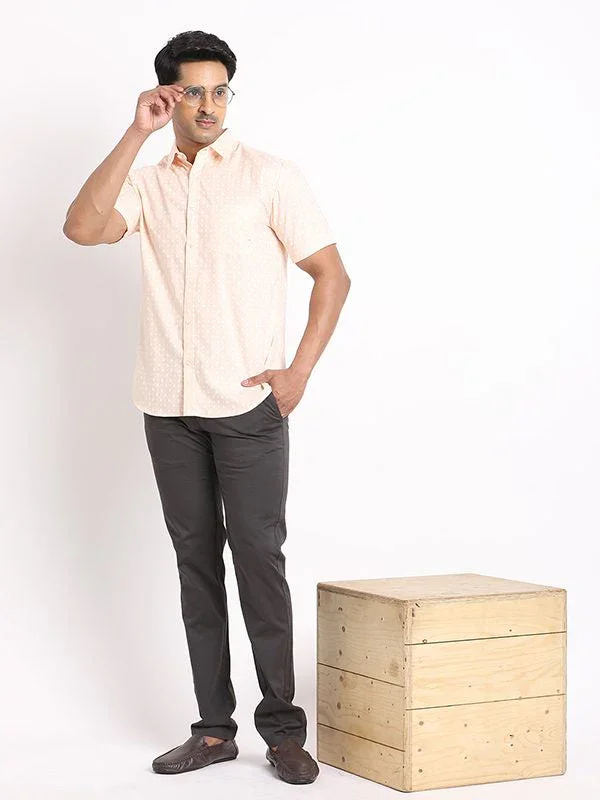 Men's Printed Half Sleeves Cotton Shirt - Image 5