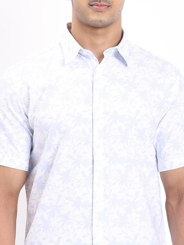 Men's Printed Half Sleeves Cotton Shirt - Image 3