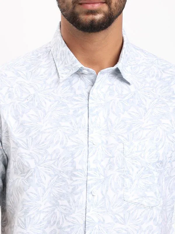 Men's Printed Half Sleeves Cotton Shirt - Image 8