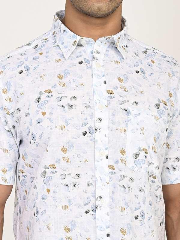 Men's Printed Half Sleeves Cotton Shirt - Image 3