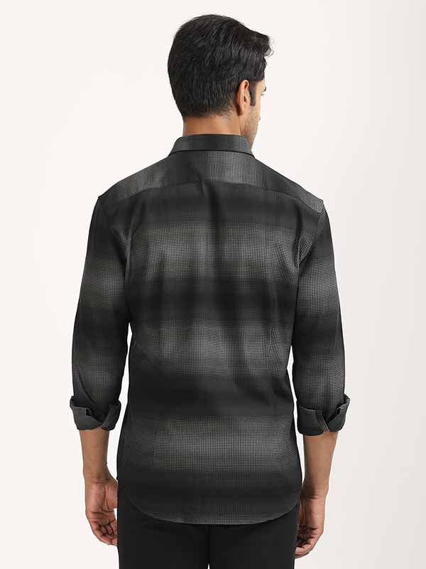 Men's Printed Half Sleeves Linen Blend Shirt - Image 4