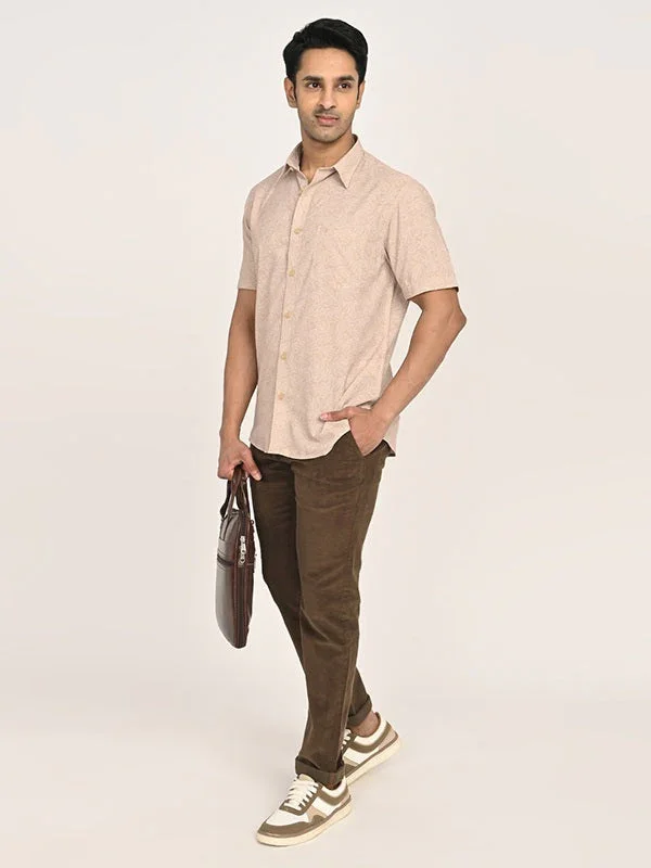 Men's Printed Half Sleeves Polyester Shirt - Image 5