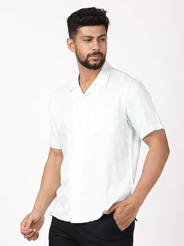 Men's Printed Half Sleeves Rayon Blend Shirt - Image 2