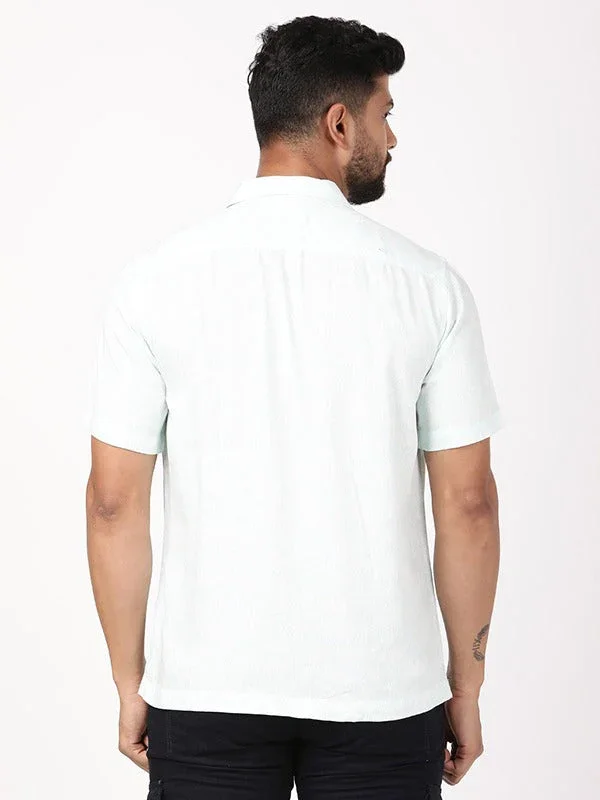 Men's Printed Half Sleeves Rayon Blend Shirt - Image 4