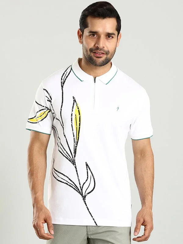 Men's Printed Polo T-Shirt - Image 2