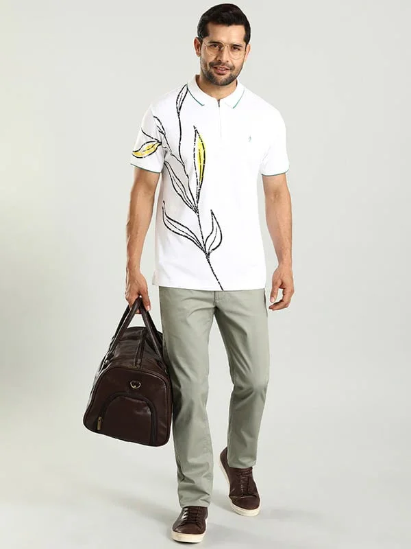 Men's Printed Polo T-Shirt - Image 4